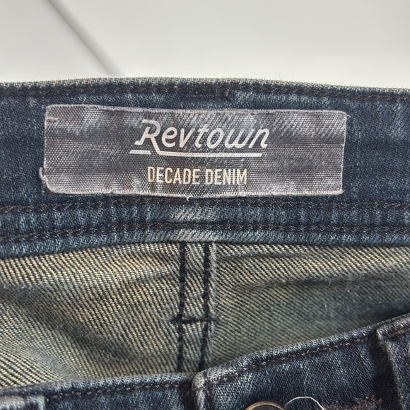 Revtown Decade Denim Sharp Jeans Men’s Size 30x30” in Dark Blue - Picture 5 of 9